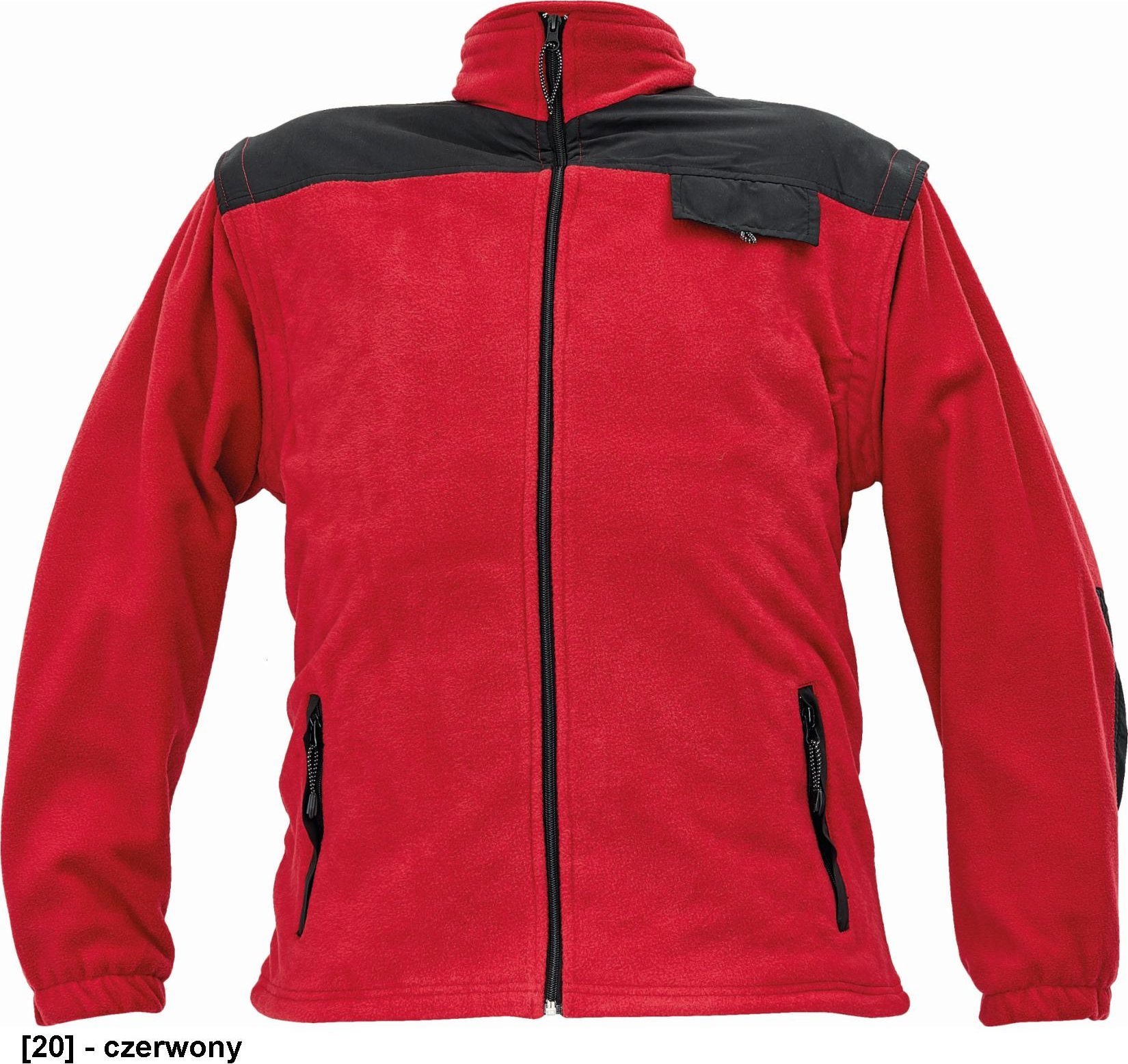 CERVA RANDWIK 2 w 1 - wydłużona kurtka polarowa o sportowym kroju z odpinanymi rękawami - royal niebieski XXL