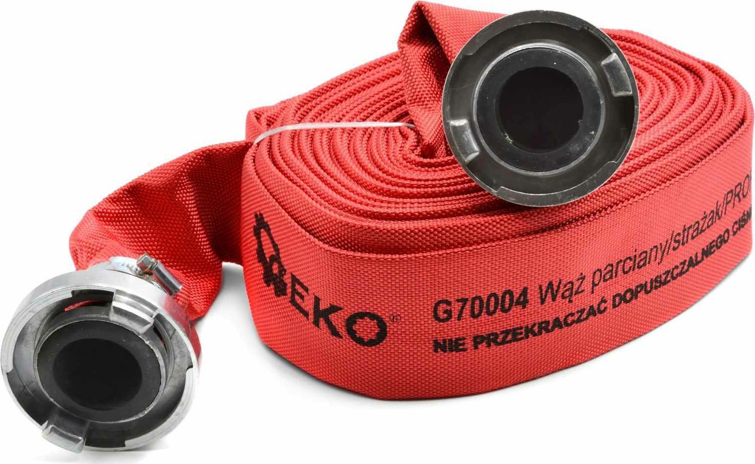Geko WĄŻ PARCIANY/STRAŻAK/2" 20M 8 BAR/CIĘŻKI-5KG/(5) G70004 GEKO