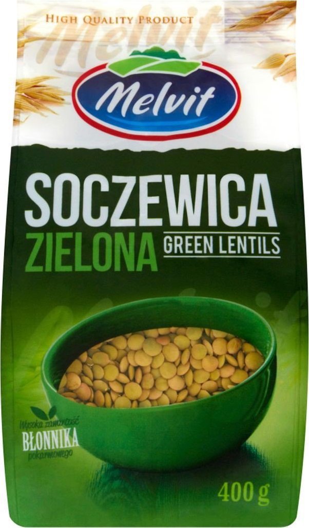 Melvit Melvit Soczewica zielona 400 g