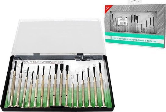 Vega ZESTAW NARZĘDZI SERWISOWYCH ŚRUBOKRĘTÓW WKRĘTAKÓW 16SZT NARZĘDZIA>