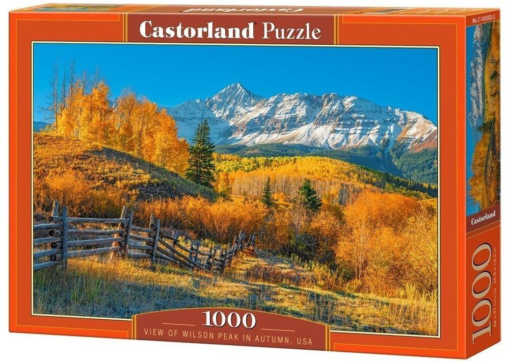 Puzzle 1000 View Of Wilson Peak In Autumn CASTOR