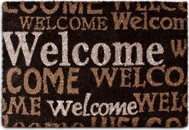 DPM Wycieraczka kokosowa Welcome 60x40 cm