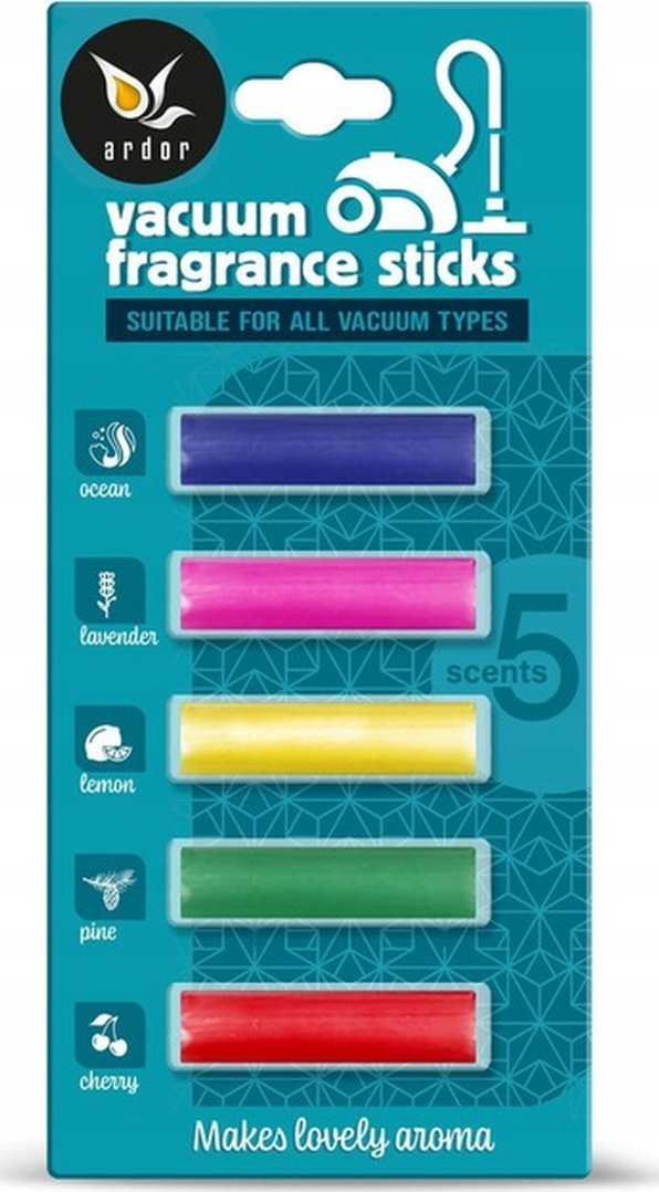 Ardor - odświeżacz do odkurzacza, wkłady zapachowe - 5 szt