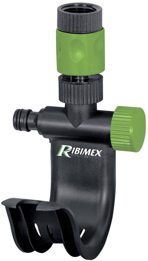Uchywt na wąż ogrodowy RIBIMEX z rozdzielaczem wody Ø 20 x 27 mm 3/4"