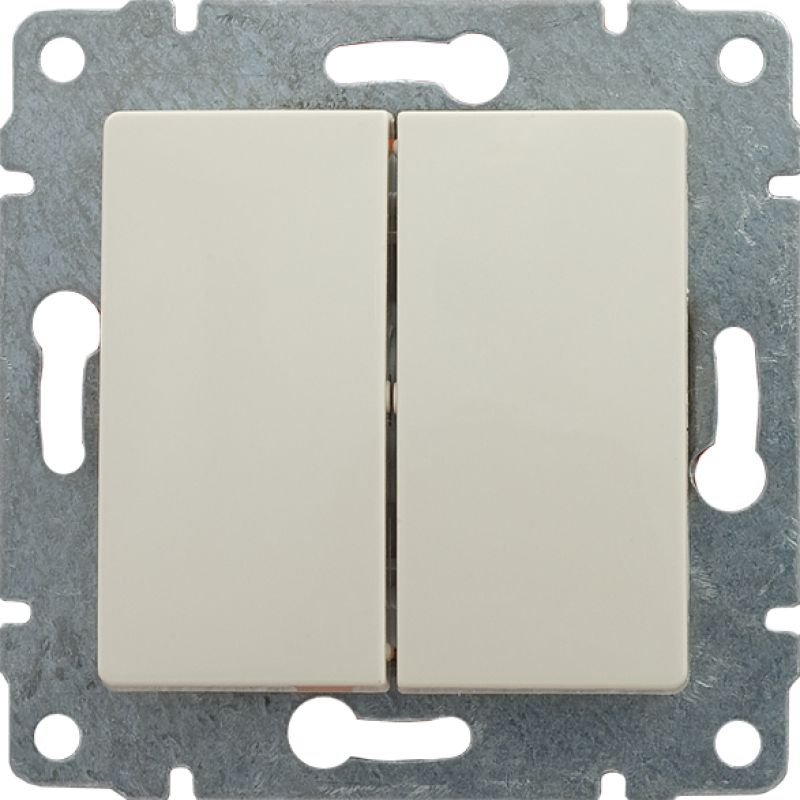 KOS Łącznik podwójny Vena świecznikowy kremowy (510315)