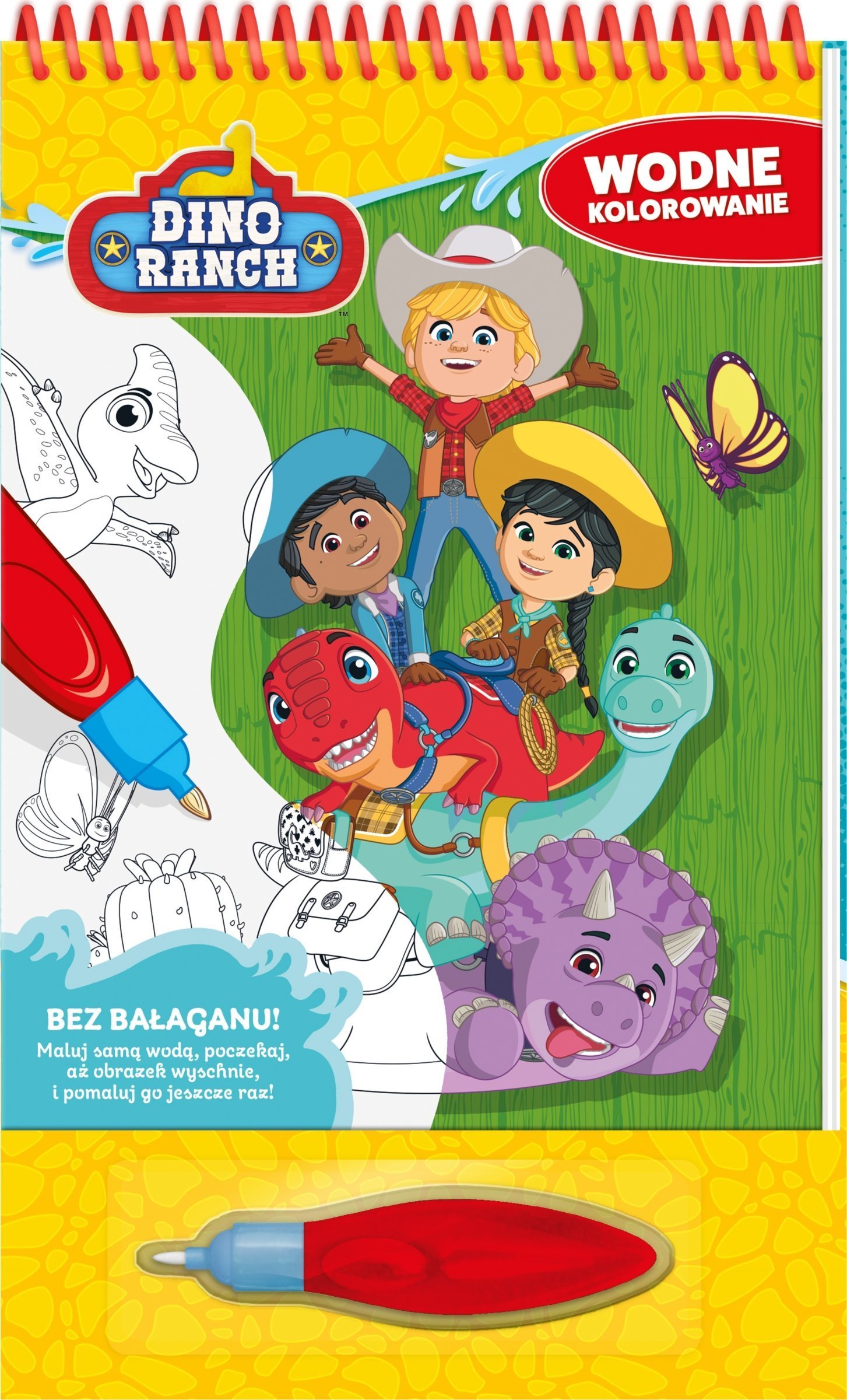 Dino Ranch. Wodne kolorowanie cz. 1