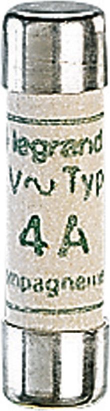 Legrand Wkładka bezpiecznikowa cylindryczna 8,5x31,5mm 4A aM 500V (012004)