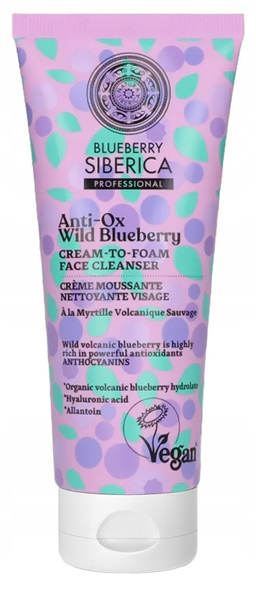 NATURA SIBERICA_Blueberry Siberica Anti-Ox krem-pianka oczyszczająca do twarzy 75ml