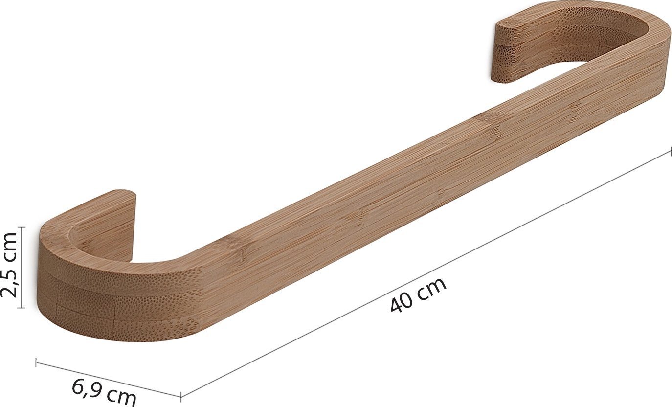 Sourcing HIMALAYA BAMBOOM TOWEL HOLDER 40CM NATUR