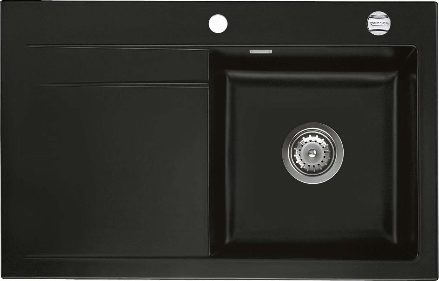 Zlewozmywak Teka SystemCeram STEMA 80 NIGRA 87 PRAWA KOMORA ZLEWOZMYWAK CERAMICZNY PROMO Manual