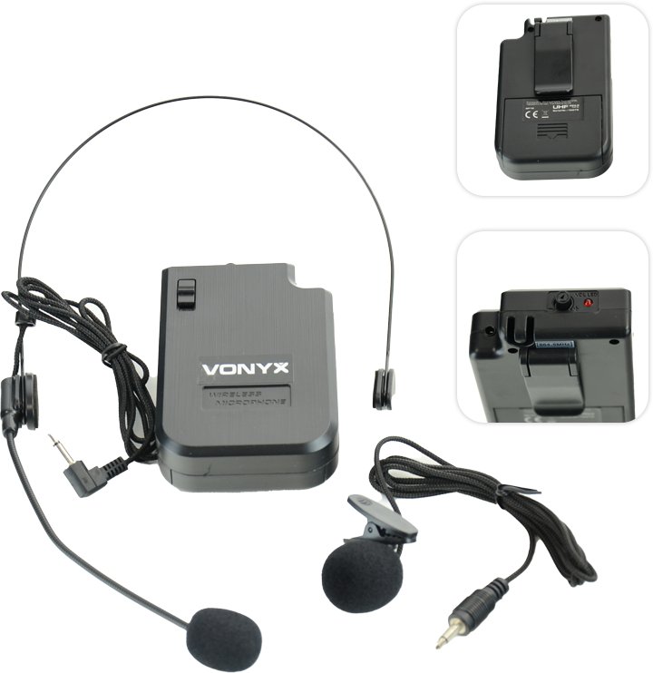 Zestaw mikrofonowy 864.5MHZ Vonyx BP12 one size