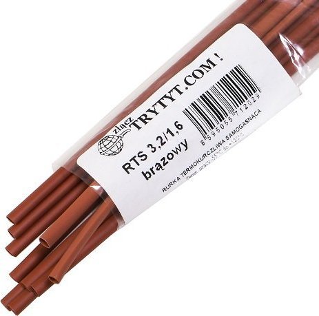 Trytyt 10x Koszulka termokurczliwa RTS 3,2/1,6 brązowy