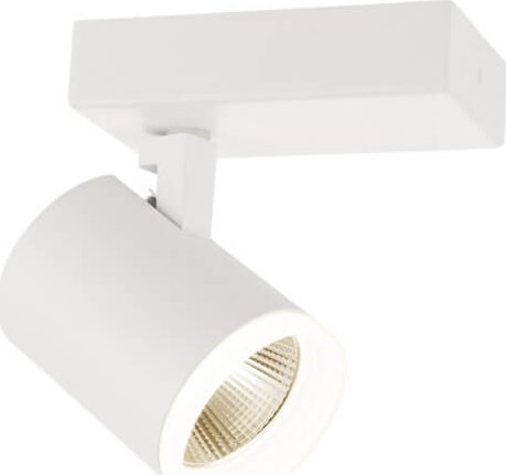 Lampa sufitowa Italux Minimalistyczna lampa sufitowa Helvia LED 5W ruchoma biała