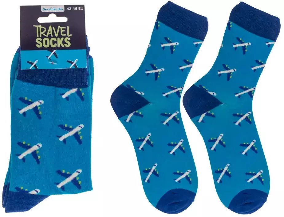 Skarpetki w Samoloty dla Miłośnika Podróży - rozmiar 42-46