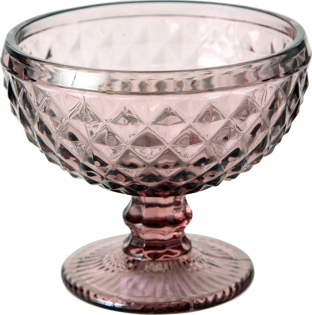 Boltze Pucharek do deserów i lodów, różowe szkło, Ø 12 cm
