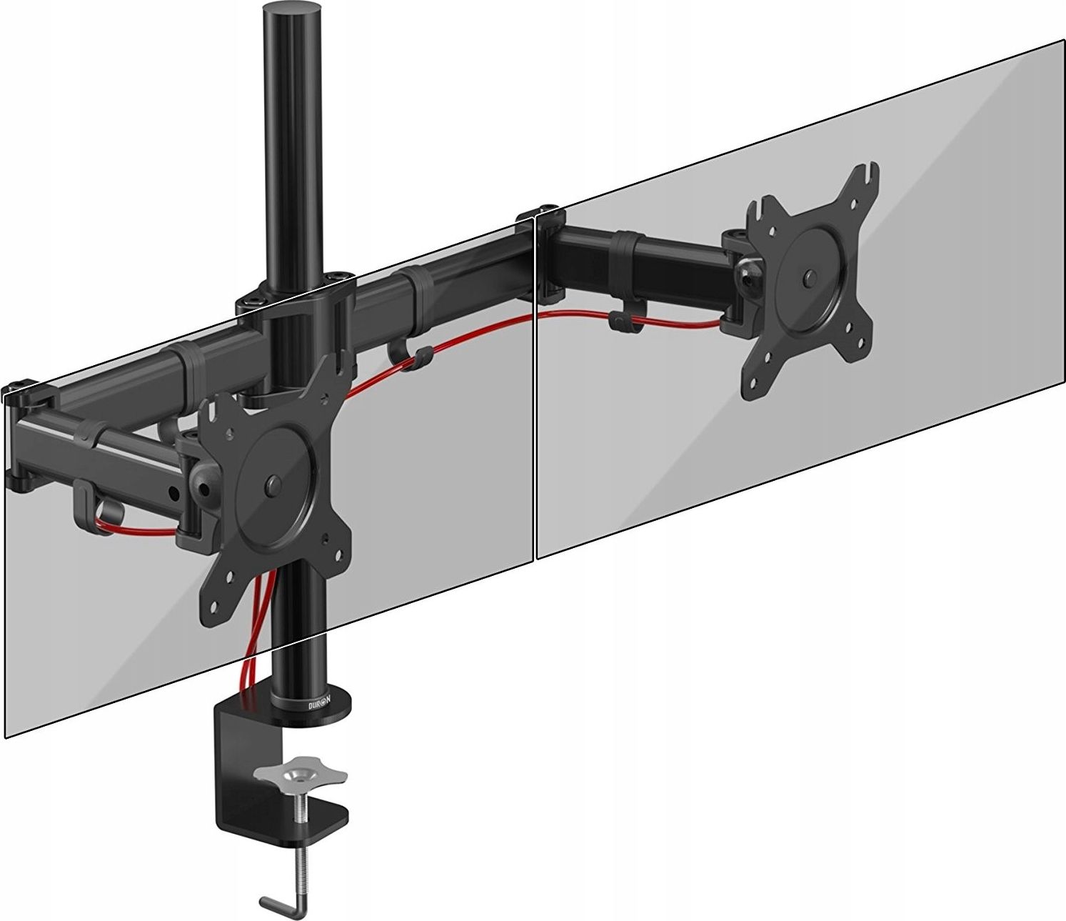 Duronic Uchwyt biurkowy na 2 monitory 13" - 27" DM252 (DM252WE-SFP)