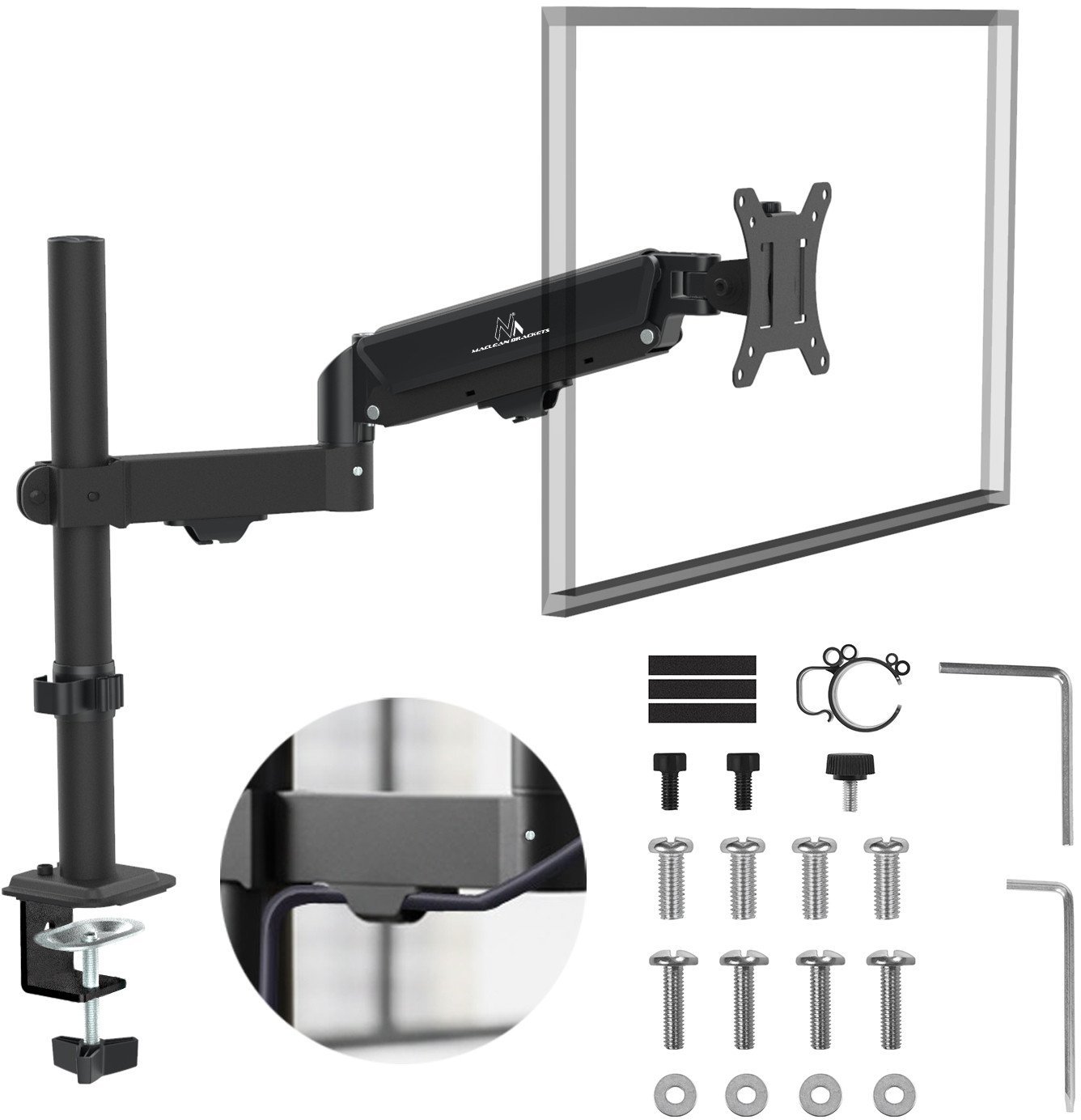 Maclean Uchwyt na monitor 17"-32" 2-10kg MC-135