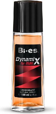 Bi-es Dynamix Czarny Dezodorant w szkle 100ml