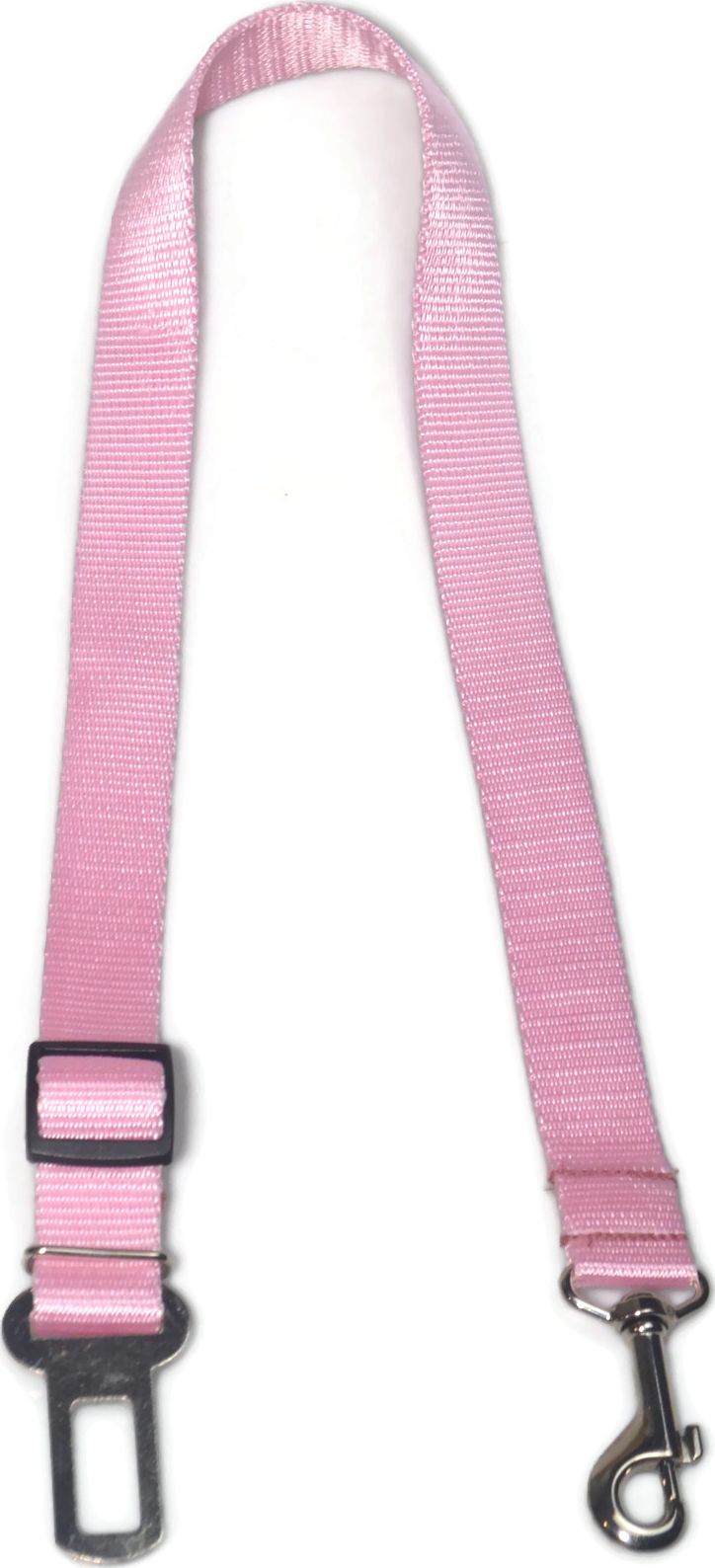 Alizoo Zapięcie samochodowe dla psa 25mm jasnoróżowe