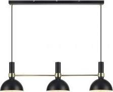 Lampa wisząca Markslojd LARRY Wisząca 3L Czarny/Złoty Szczotkowany (106971) Markslojd - żyrandol
