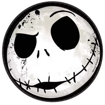 Talerzyki Jednorazowe Halloween Urodziny Happy Birthday śr. 18cm 10szt