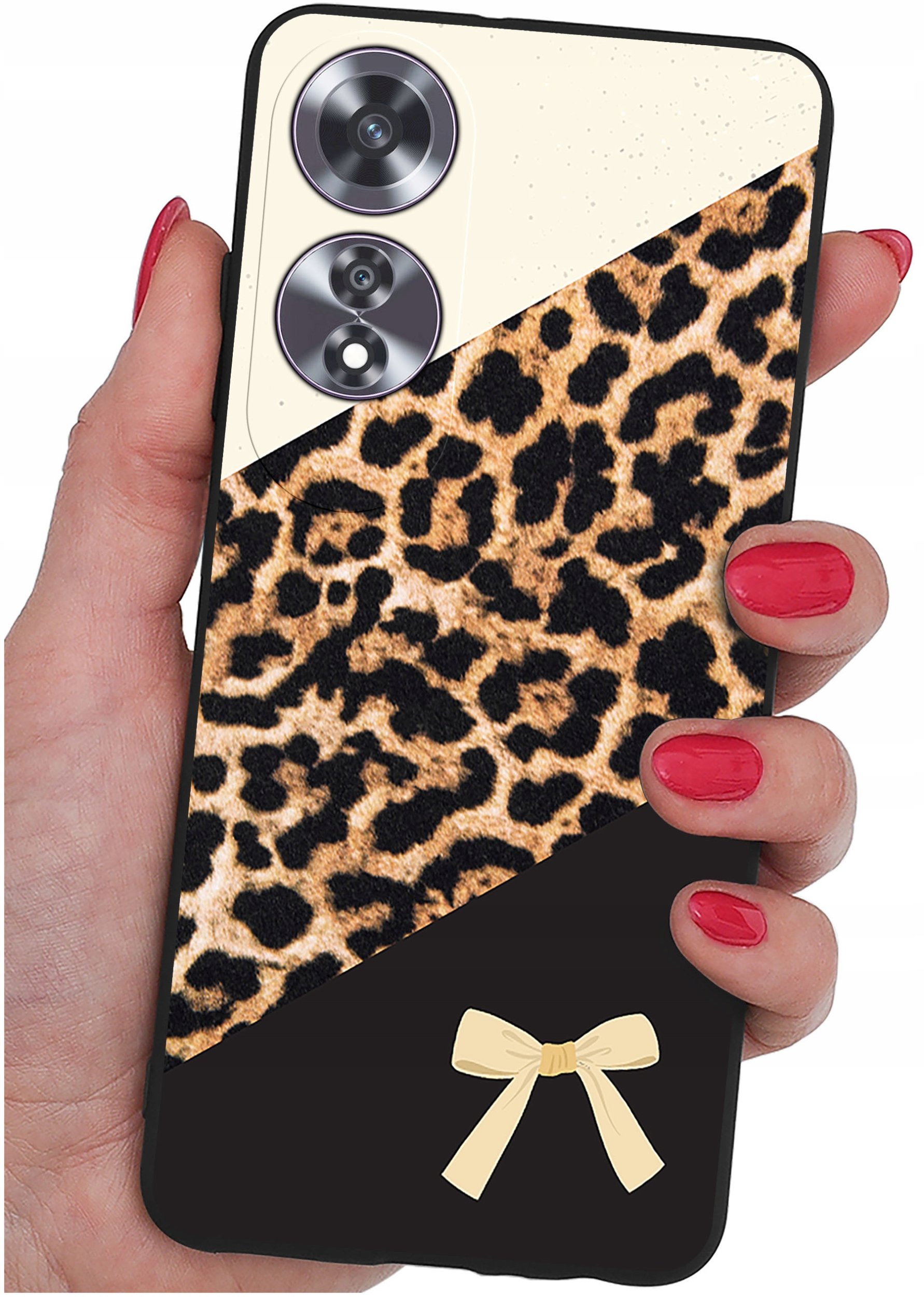 Etui do Oppo A60 4G WZORY |SILIKONOWE MATT CASE + SZKŁO 9H