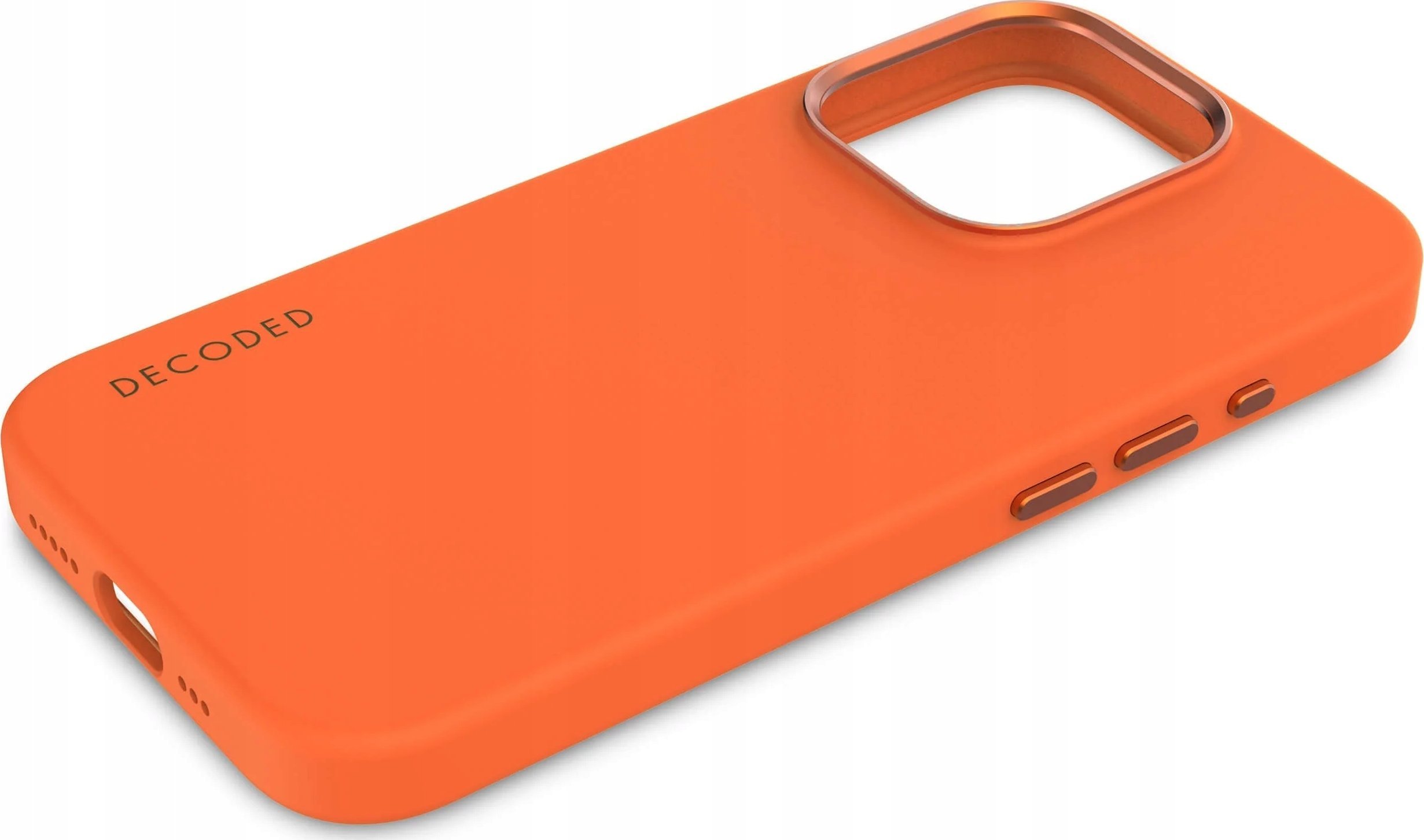 Decoded AntiMicrobial Silicone Backcover iP15 Pro Apricot Crush
