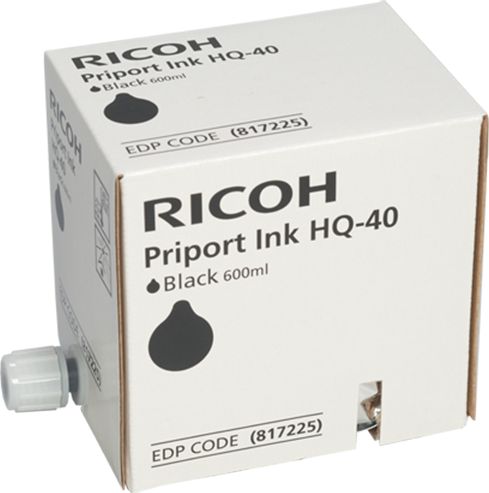 Tusz Ricoh oryginalny atrament 817225, black, 600ml