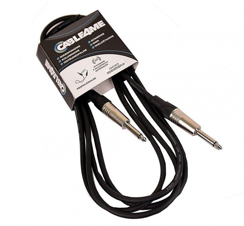 CABLE4ME przewód jack - jack instrumentalny 3m