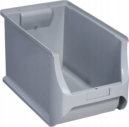 AllIT Pojemnik magazynowy szary - 355x205x200 mm