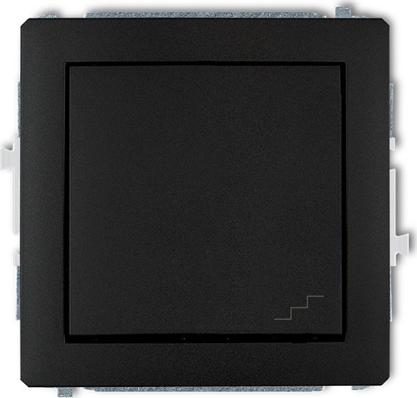 Karlik Deco łącznik schodowy czarny mat (12DWP-3)