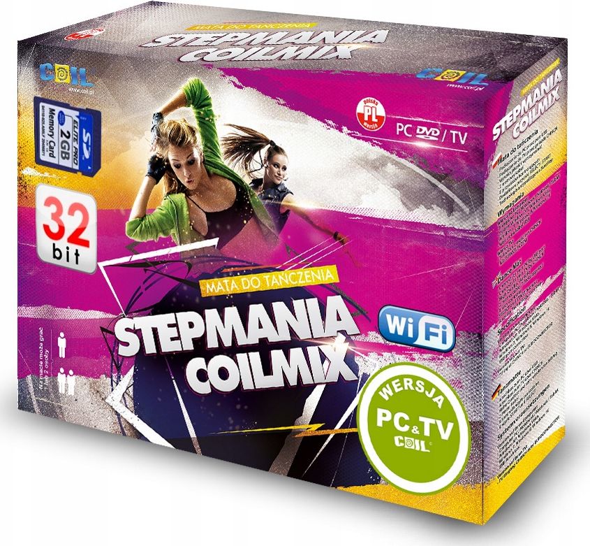 Coil Mata do tańczenia podwójna 6W1 2GB, Wi-Fi, HDMI