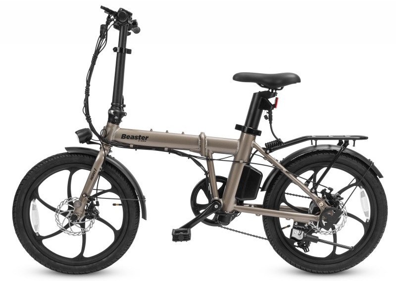 Elektrinis dviratis Beaster BSHERO1G, 250 W, 48 V, 10,5 Ah SAMSUNG baterija, sulankstomas