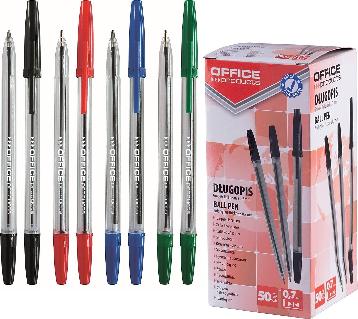 PBS Connect Długopis OFFICE PRODUCTS 1,0mm czarny p50 cena za 1 szt