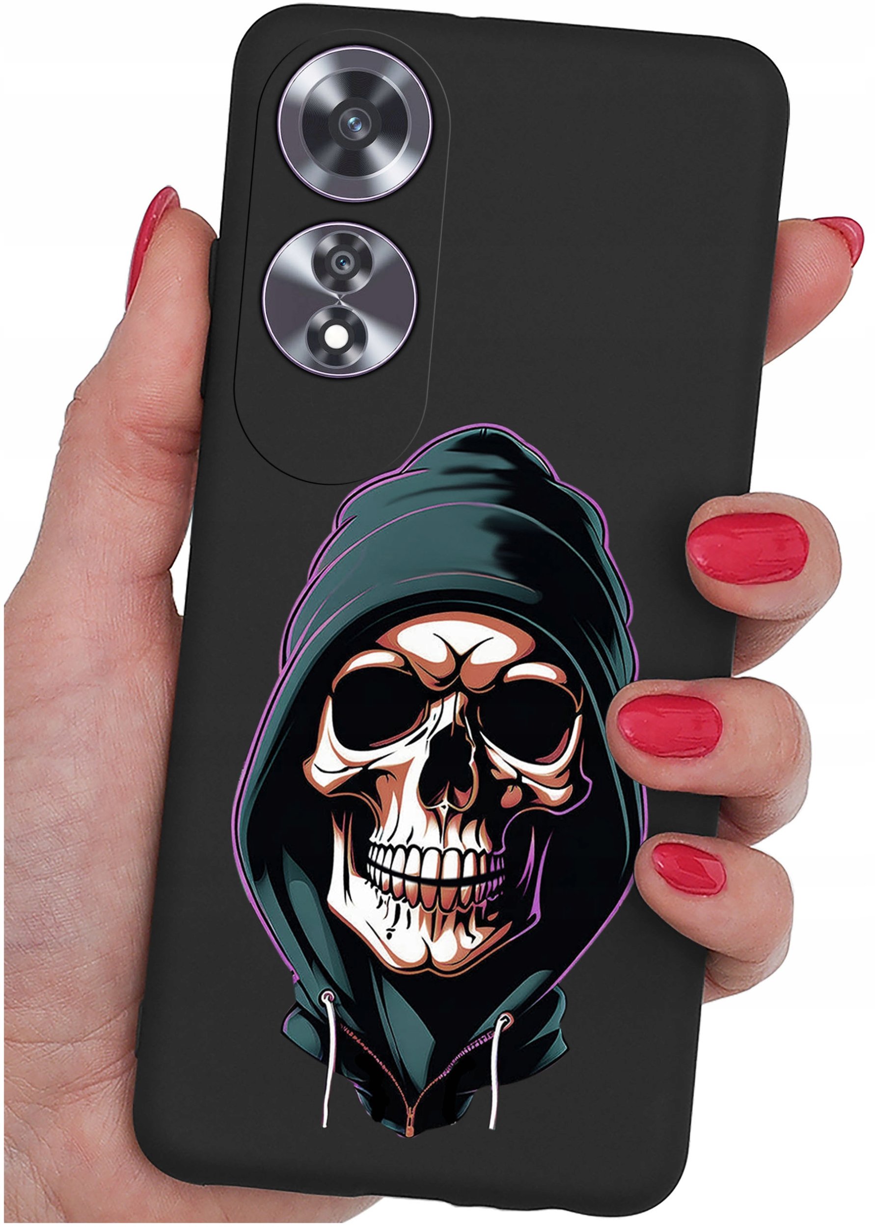 Etui do Oppo A60 4G WZORY |SILIKONOWE MATT CASE + SZKŁO 9H