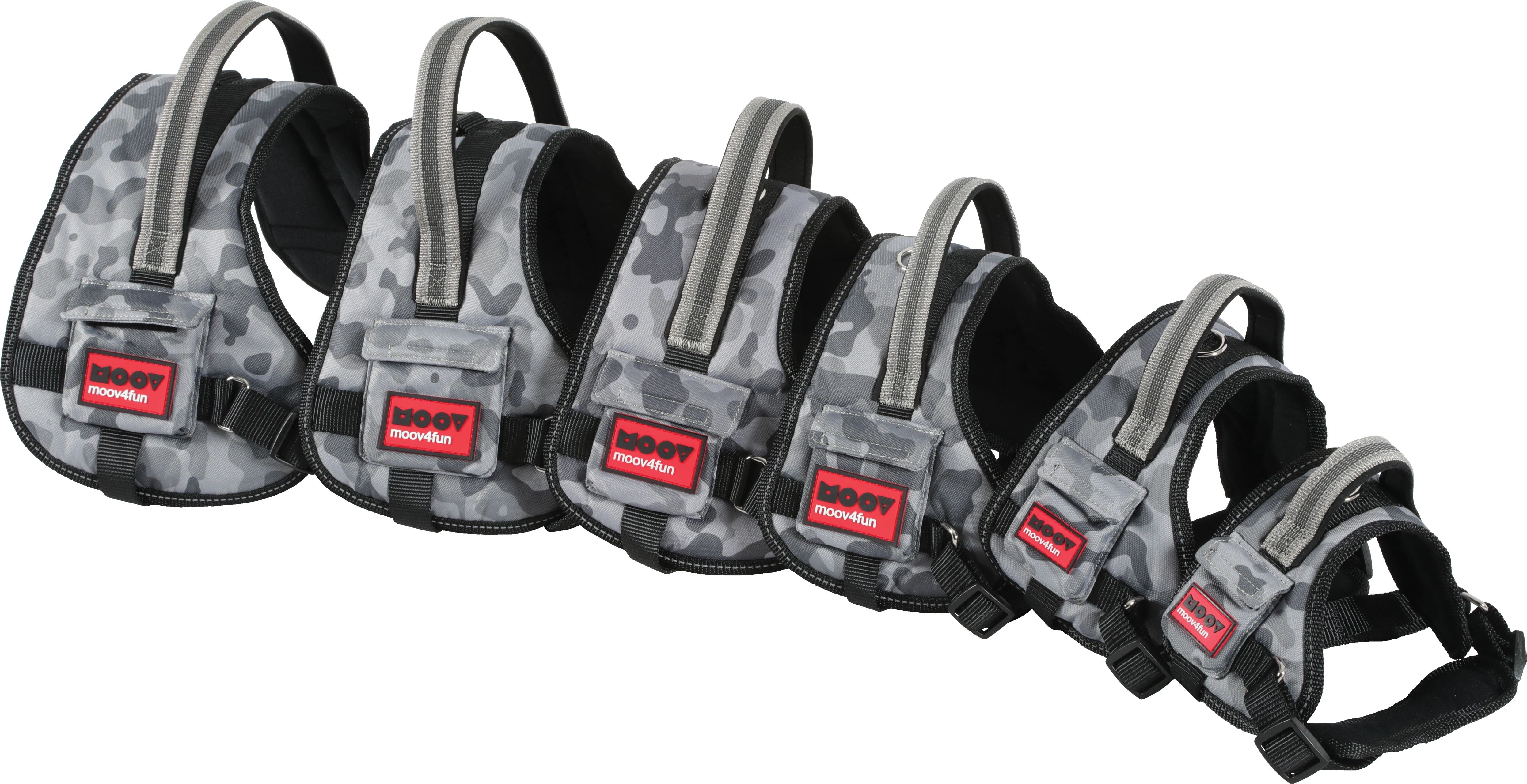 Zolux Szelki MOOV COMFORT regulowane S kol. szary