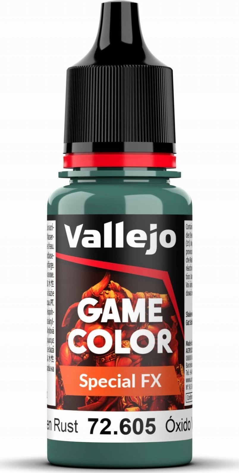 Vallejo Vallejo: 72.605 - Game Color - Special FX - Green Rust (18 ml)