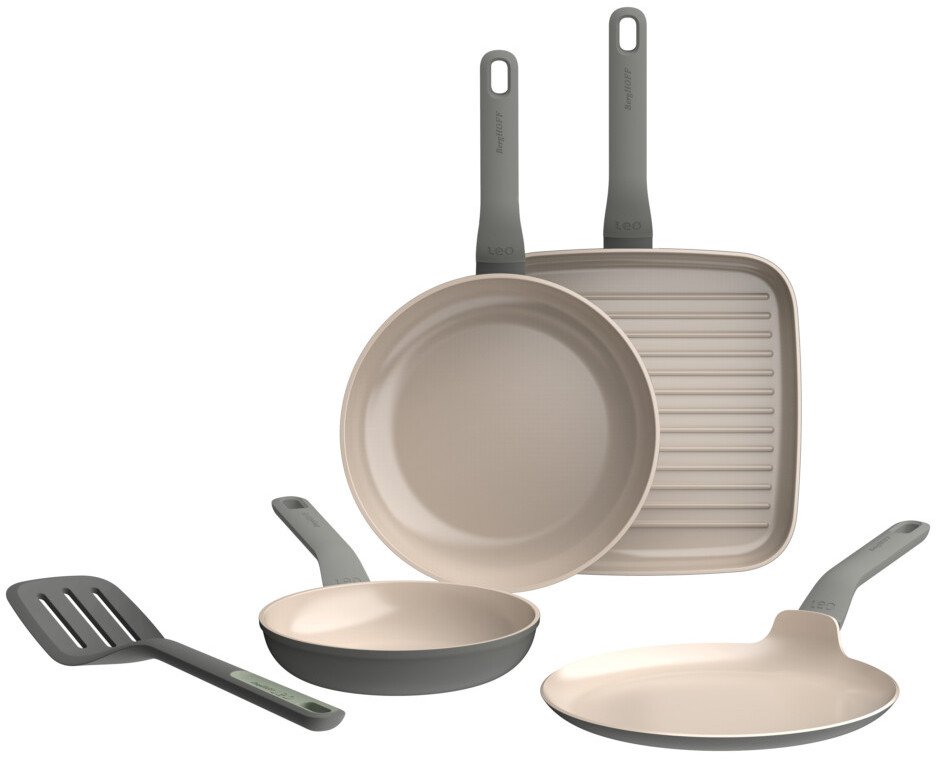 Patelnia Berghoff Zestaw patelni Balance 4-el. Eco* Grey + łopatka BergHOFF