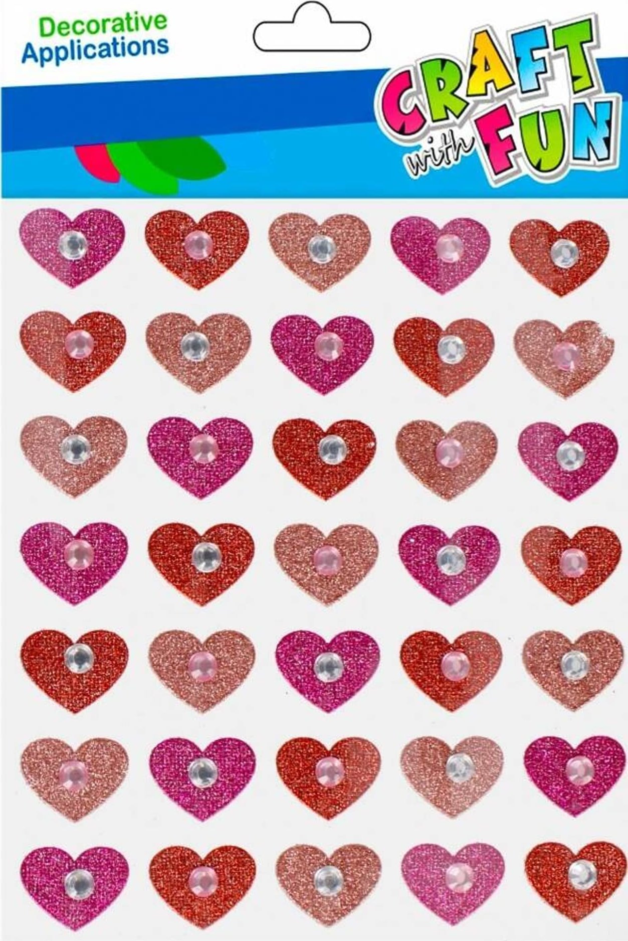 Craft with Fun NAKLEJ SERCA BROK 35SZT CF B/C 12/288