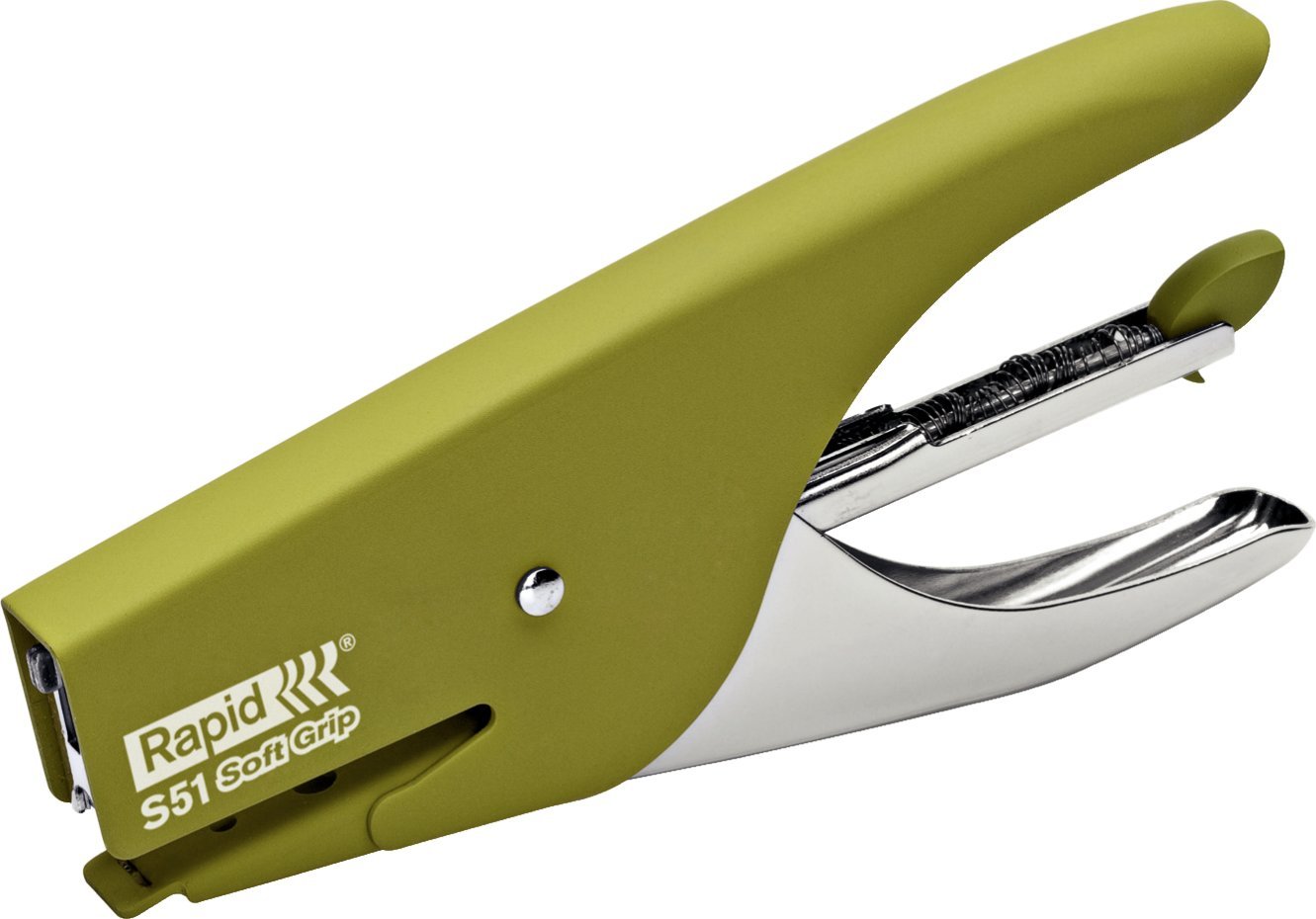 Zszywacz Rapid Rapid S51 Soft Grip, 15 sheets, Green, Silver, 4.2 cm