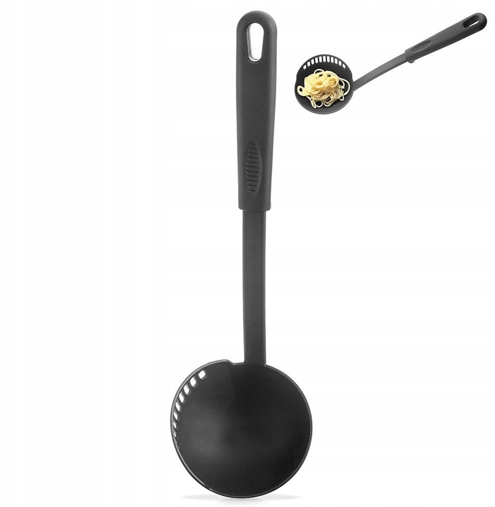 Chochla z Cedzakiem ORION BLACKLINE 150 ml 30,5 cm Stalowa do Zupy i Sosów