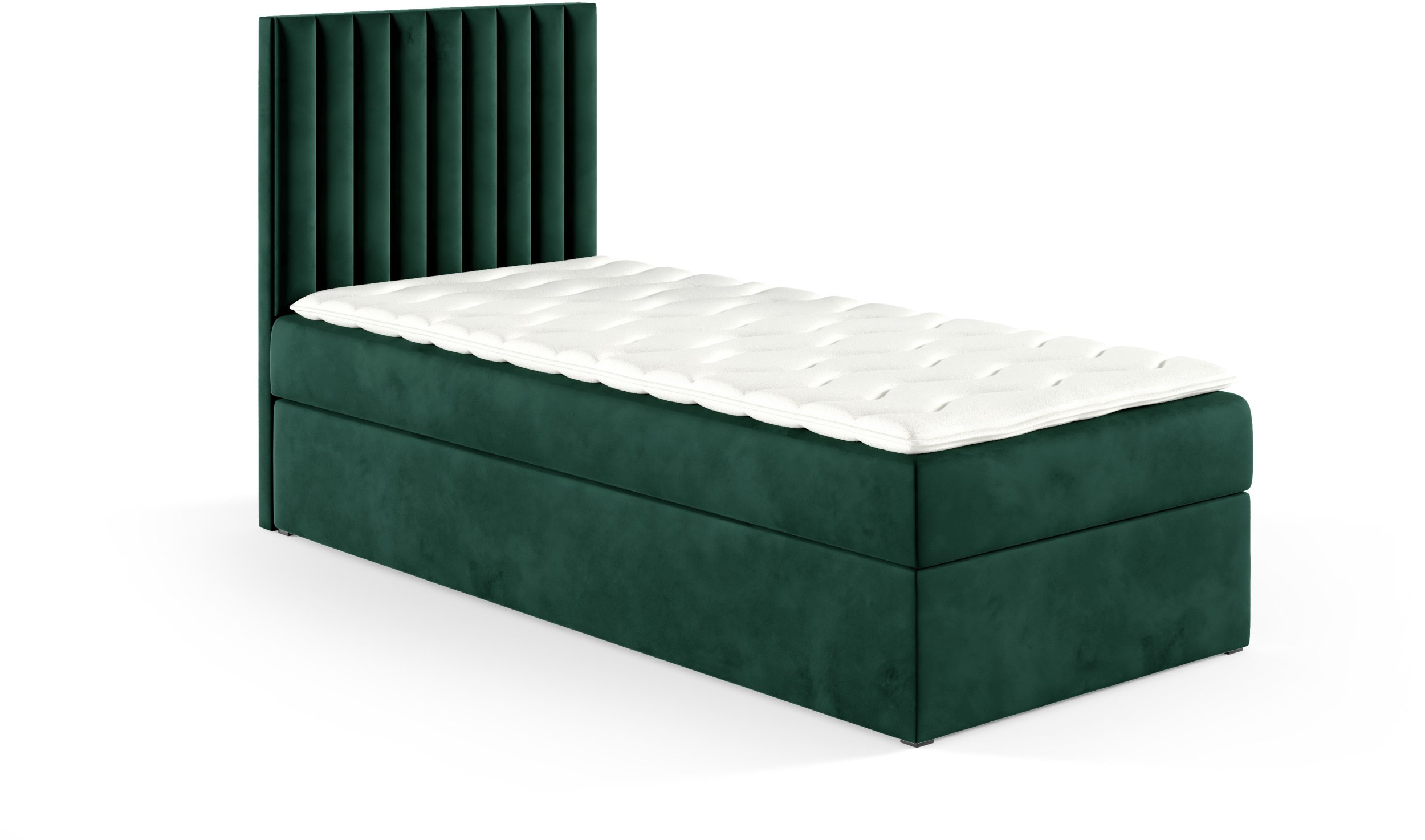 Łóżko kontynentalne Lilly Box 90x200 bez nóg riviera 38