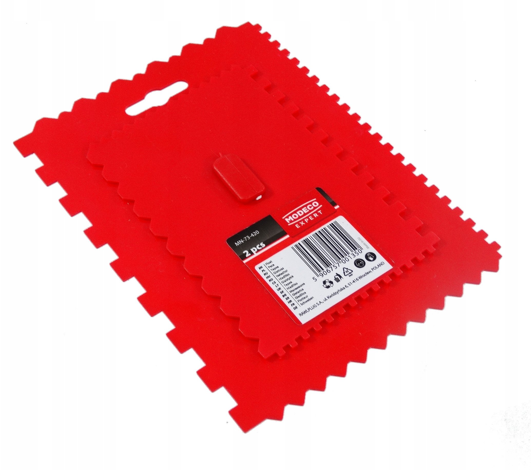 PACKI PLASTIKOWE, 4 RODZAJE ZĄBKÓW, 2 SZT. DUŻA + MAŁA [EXPERT]