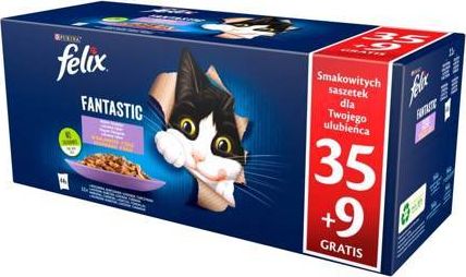Felix Felix w galaretce MIX MIĘSNY saszetka 44x85g