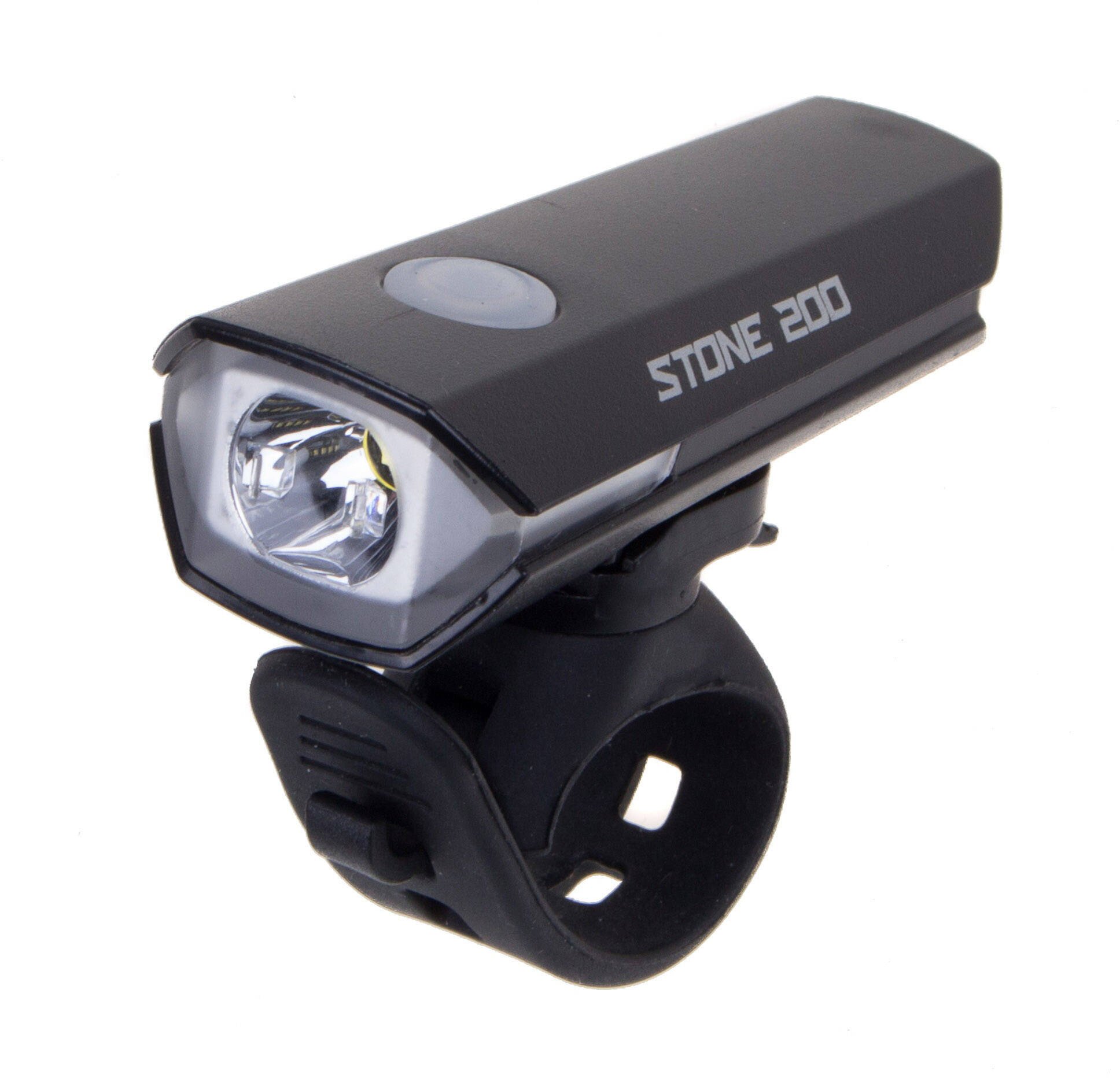 Lampa przednia Verso STONE 200 USB-C 200 lm czarna Uniwersalny