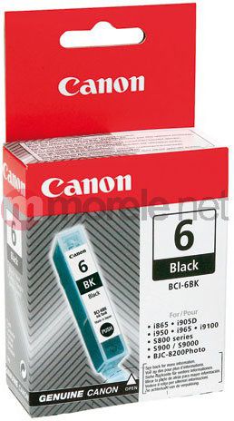 Tusz Canon Wkład atramentowy BCI6Bk BLACK (BJC 8200,S800) ( 4705A002 )