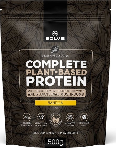 Triton Solve Labs Odżywka białkowa waniliowa Complete Plant-Based Protein - 500 g