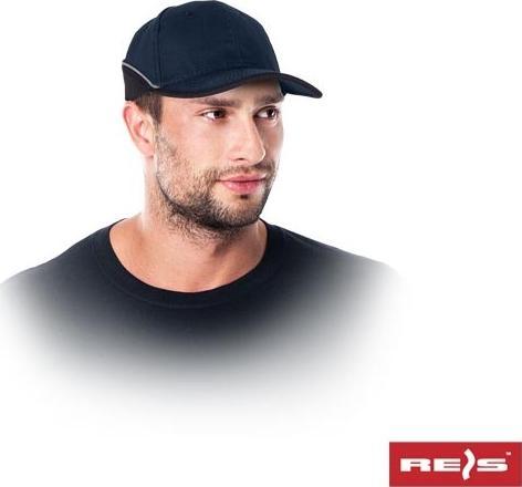 R.E.I.S. Czapka z daszkiem granatowo-czarny CZFMN