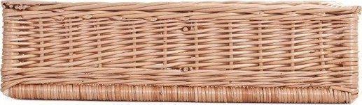 WickerPL WIKLINOWY KOSZ REGAŁOWY 60X40 H12 CM