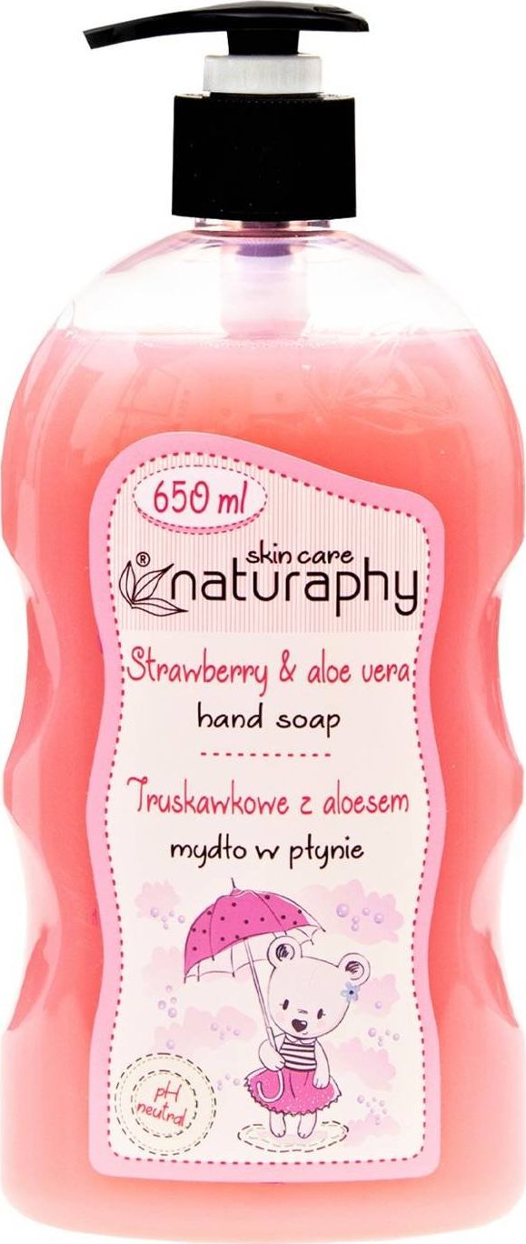 BluxCosmetics KIDS mydło do rąk w płynie truskawkowe z aloesem 650 ml